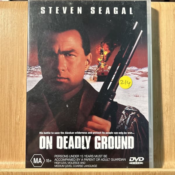 On Deadly Ground - Steven Seagal DVD (1994)
