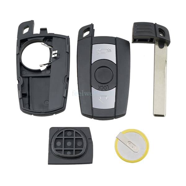 3 Button Remote Key Fob Case for BMW 1 3 5 6 7 Series E60 E61 E90 E91 X5 X6 Z4