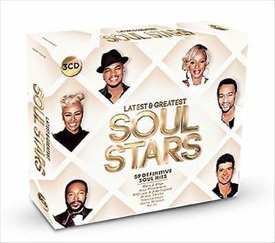 Various Artists : Soul Stars CD Box Set 3 discs (2015)