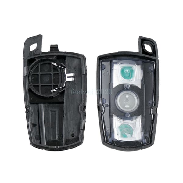 For BMW 1 3 5 Series E90 E91 E92 2006-2011 3Button Key Fob Shell LIR2032 Battery