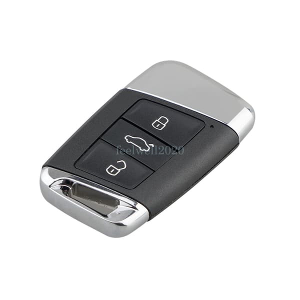 3 Button Remote Key Case Fob Shell Blade For VW Passat B8 2015 2016 2017 2018