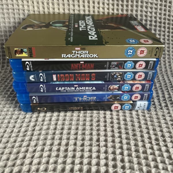 Marvel MCU Cinematic Universe -paketti - 6x Blu-ray