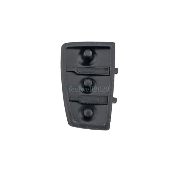For Audi A3 A4 A6 A8 S3 S4 TT Q3 Q7 3Button Key Fob Case Shell Rubber Pad Insert
