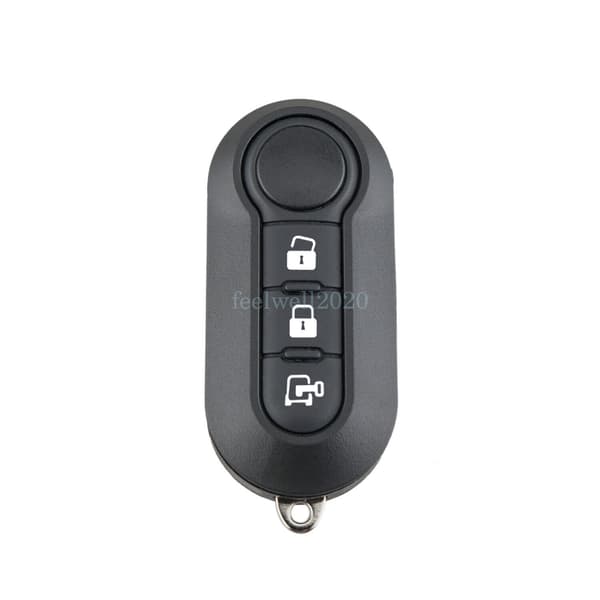 3Button Flip Key Fob Case For Vauxhall Combo D Van 2015 2016 2017 2018 2019 2020