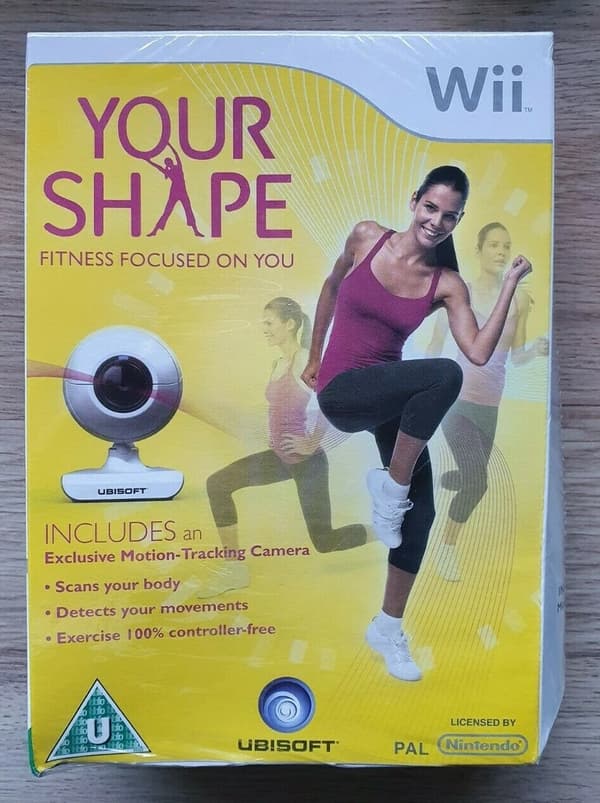 NINTENDO WII game YOUR SHAPE Includes Motion Tracking Camera Brand New
