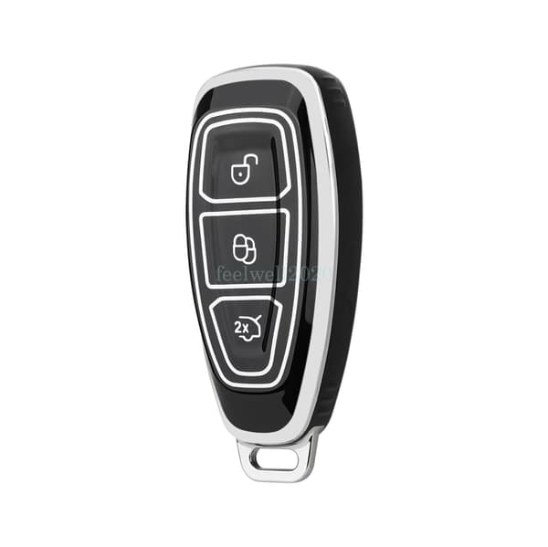 3 Button Remote Key Fob Case Protective Cover For Ford Kuga B-Max C-Max S-Max
