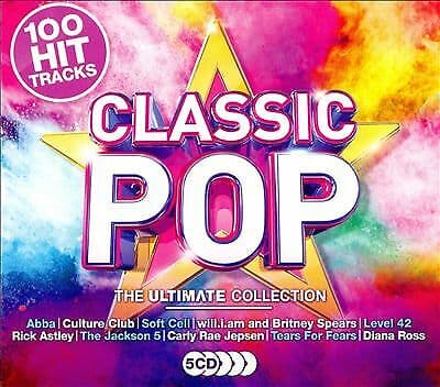 Various Artists : Ultimate Classic Pop CD Box Set 5 discs (2018) Pre-Owned
