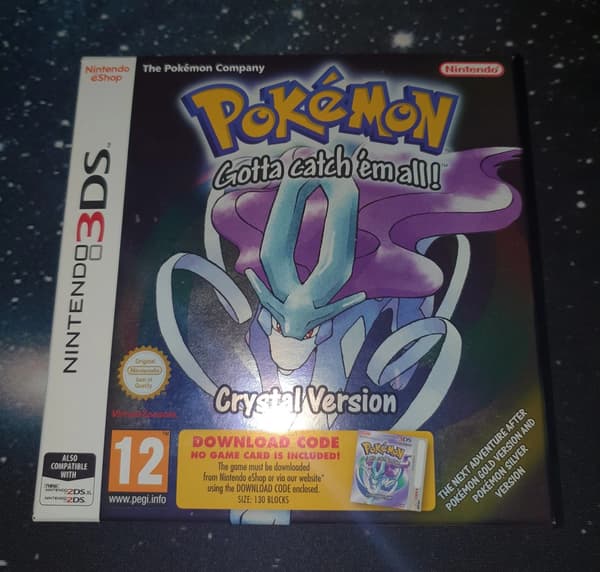 Pokemon Crystal Version (Box and Code) Nintendo 3DS Game PAL Brand New
