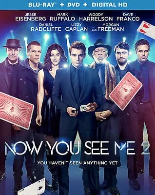 NOW YOU SEE ME 2 Blu-Ray Pre-Owned
