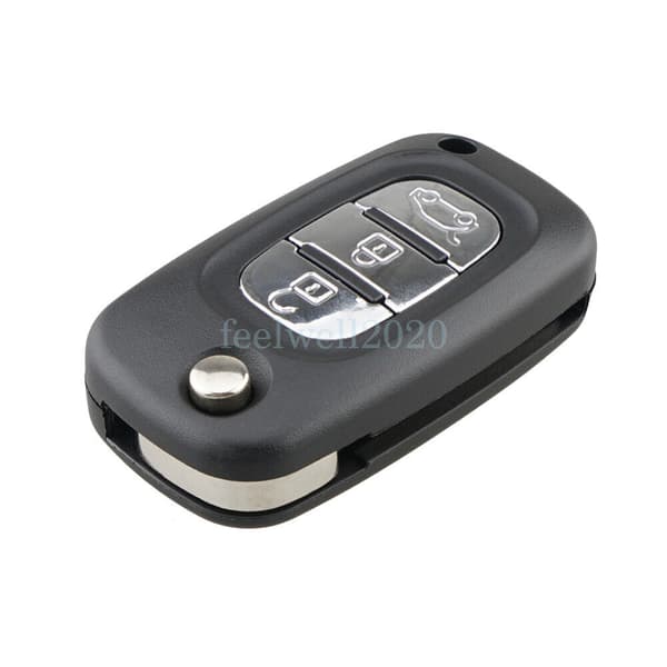 3 BUTTON CAR KEY FOB CASE SHELL FOR RENAULT KANGOO CLIO MEGANE MODUS REPLACEMENT