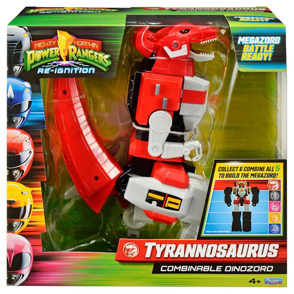 Mighty Morphin Power Rangers Tyrannosaurus Combinable Dinozord Brand ...