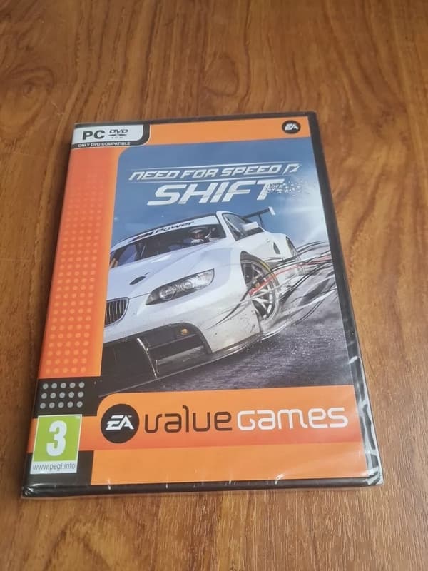 Need For Speed: Shift (PC DVD) PEGI 3 2010 Brand New