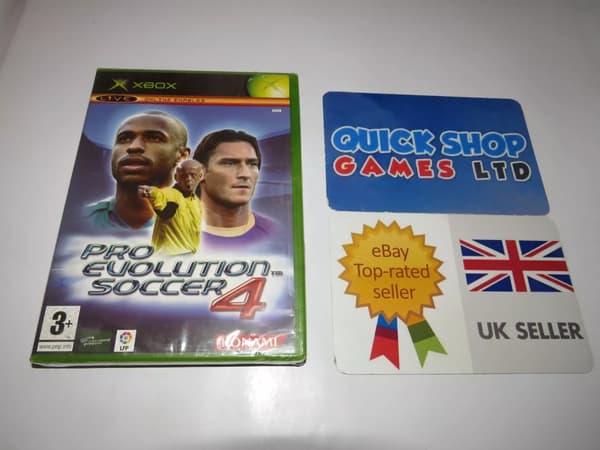 Pro Evolution Soccer 4 Xbox Original pal version Brand New