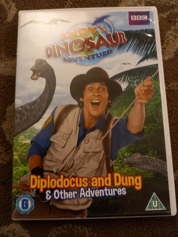 Andy's Dinosaur Adventure: Diplodocus and Dung - 6 Episoder Barne-DVD