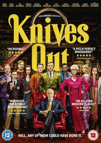 Knives Out DVD (2020) Daniel Craig, Johnson (DIR) Cert 12 Pre-Owned Region 2