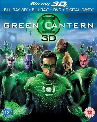 Green Lantern (12) 2011 BR+DVD+3D Bluray Brand New