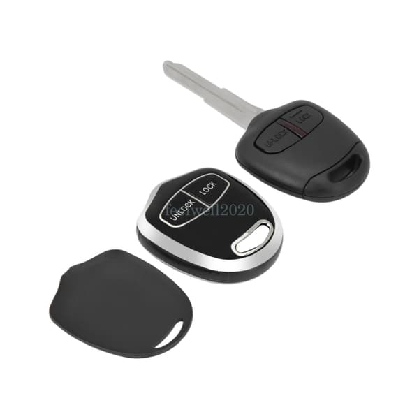 2 Button Key Cover for Mitsubishi Outlander L200 Lancer Montero Remote Fob Shell