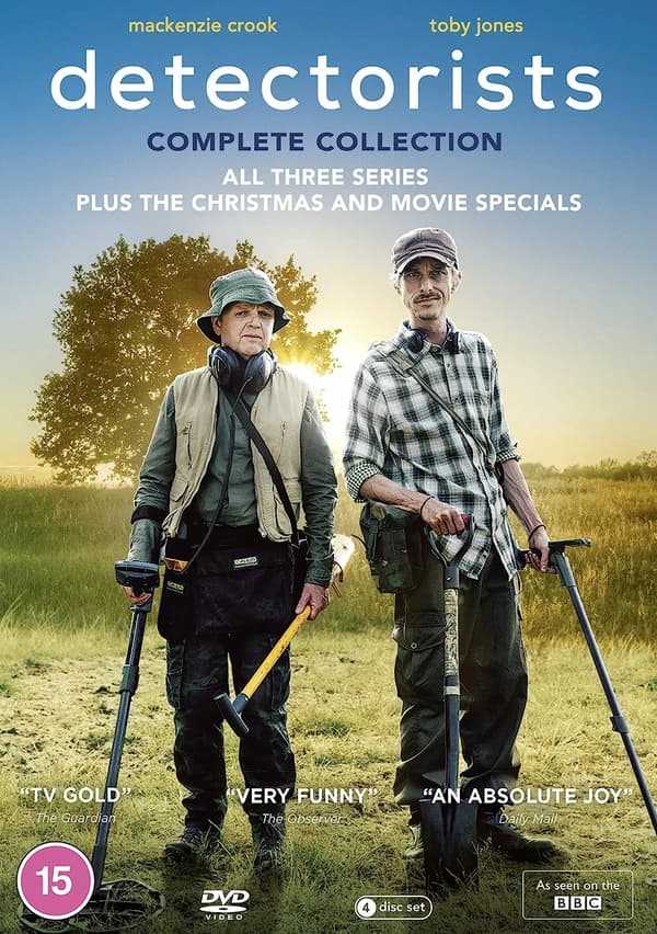 Detectorists Sesong 1-3 & Specials Boxset DVD