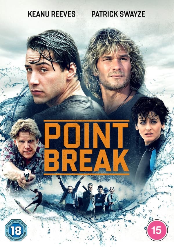 Point Break - Keanu Reeves, Patrick Swayze, Gary Busey DVD