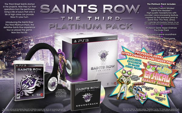 Saints Row: The Third: Professor Genki's Hyper Ordinary Pre-Order Pack (Xbox Pre-Owned