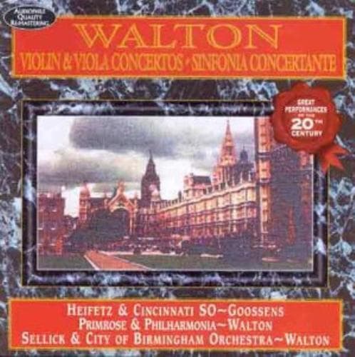 Sir William Walton : Violin and Viola Concertos CD (2003) Pre-Owned