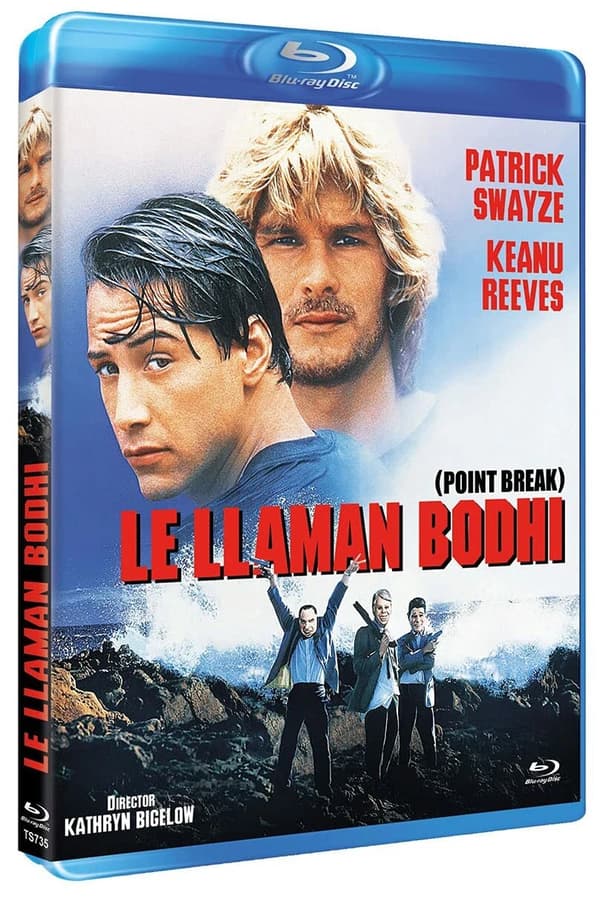 POINT BREAK BLU RAY KEANU REEVES, PATRICK SWAYZE, Brand New