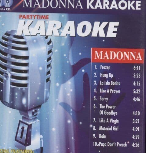 Partytime Karaoke : Madonna [Dvd+CD] CD Pre-Owned