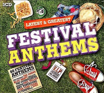 Various Artists : Festival Anthems CD Box Set 3 discs (2014) Pre-Owned