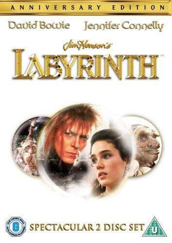 Labyrinth DVD (2007) David Bowie – 2 levyä, Käytetty