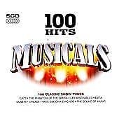Various Artists : 100 Hits: Musicals CD Box Set 5 discs (2009) Pre-Owned