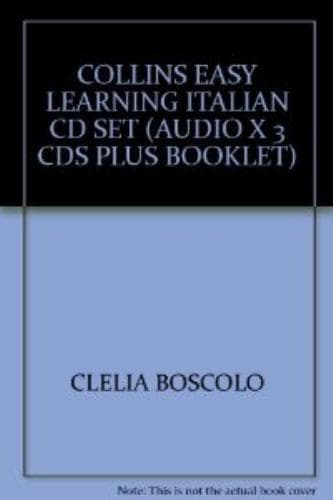 Unknown Artist : COLLINS EASY LEARNING ITALIAN CD SET (AU CD Pre-Owned