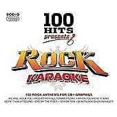 Various Artists : 100 Hits: Karaoke Rock CD Box Set 5 discs (2009) Pre-Owned