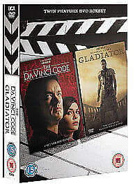 The Da Vinci Code/Gladiator DVD (2008) Tom Hanks, Howard (DIR) Cert 15 2 Discs Pre-Owned Region 2