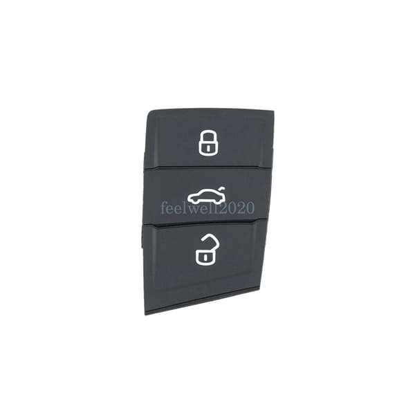 3 Buttons Replacement Rubber Pad Remote Key Shell For VW Polo Golf 7 MK7 Tiguan