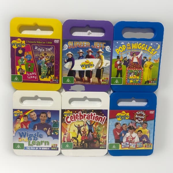 The Wiggles: 6 DVD-samling for barn