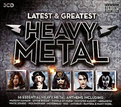 Various Artists : Heavy Metal CD Box Set 3 discs (2014) Pre-Owned