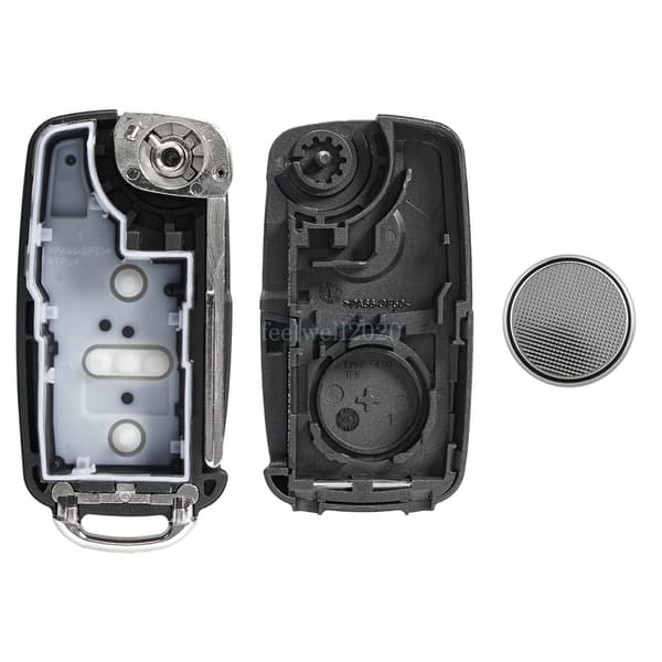 For VW Amarok 2010 2011 2012 - 2019 2020 2 Button Remote Flip Key Fob Shell Case