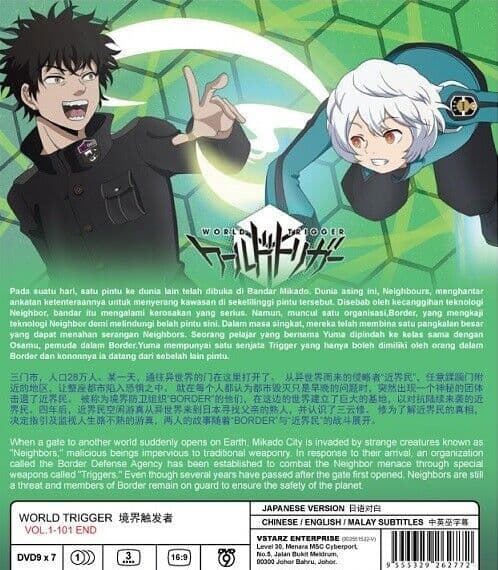 WORLD TRIGGER - COMPLETE ANIME TV SERIES DVD BOX SET (1-101 EPS)