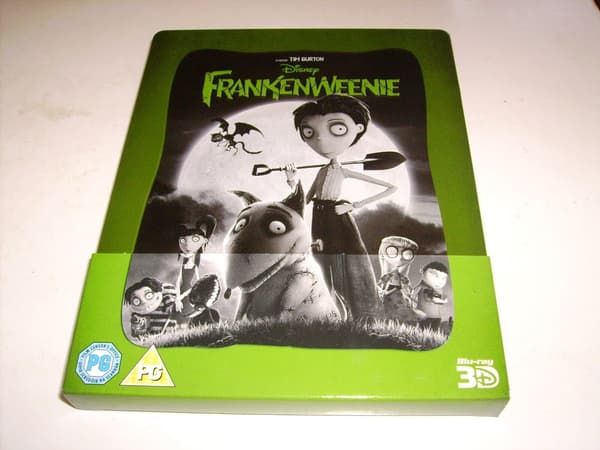 Disneys Frankenweenie 3D + 2D Blu-Ray Steelbook