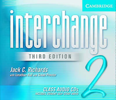 Unknown Artist : Interchange Level 2 Class Audio CDs (3) CD Pre-Owned