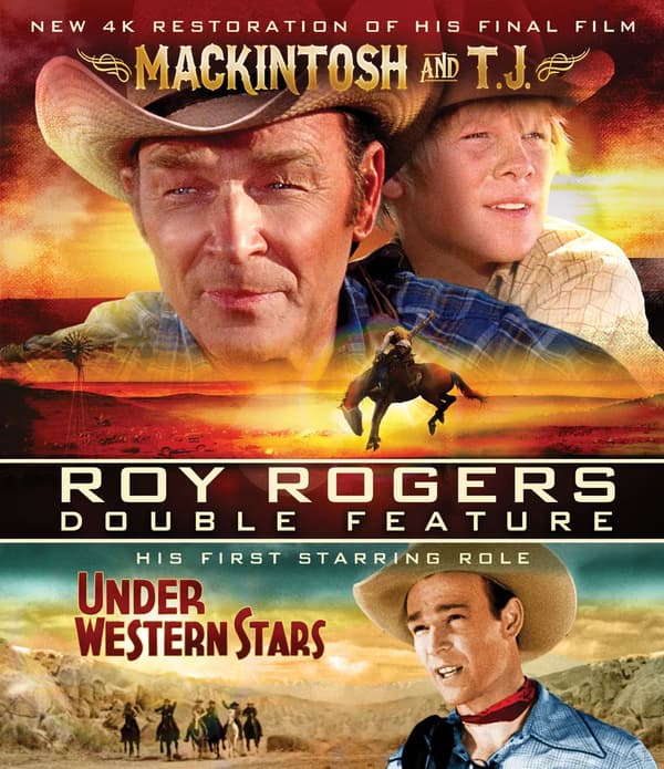 Roy Rogers - His First & Last Double Fea Blu-ray Brand New