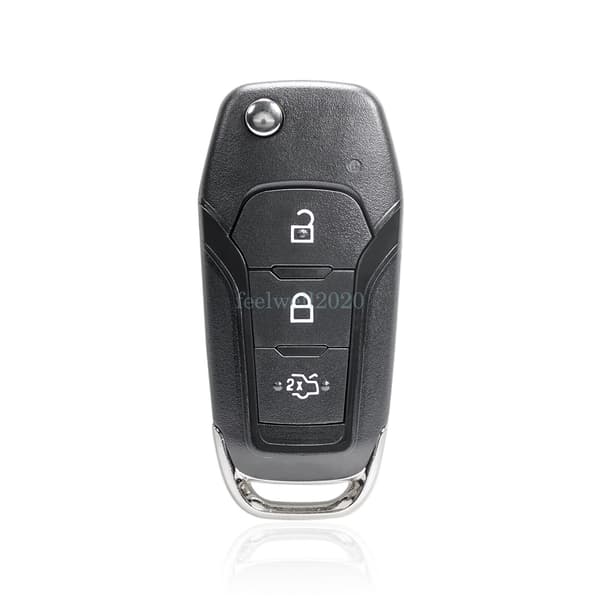 3 Button 433MHz Remote Key For Ford Transit Custom MK8 Connect Ranger Mondeo KA