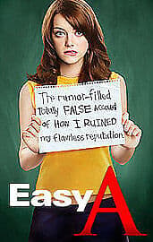 Easy A DVD (2011) Emma Stone, Gluck (DIR) Cert 15 Pre-Owned Region 2
