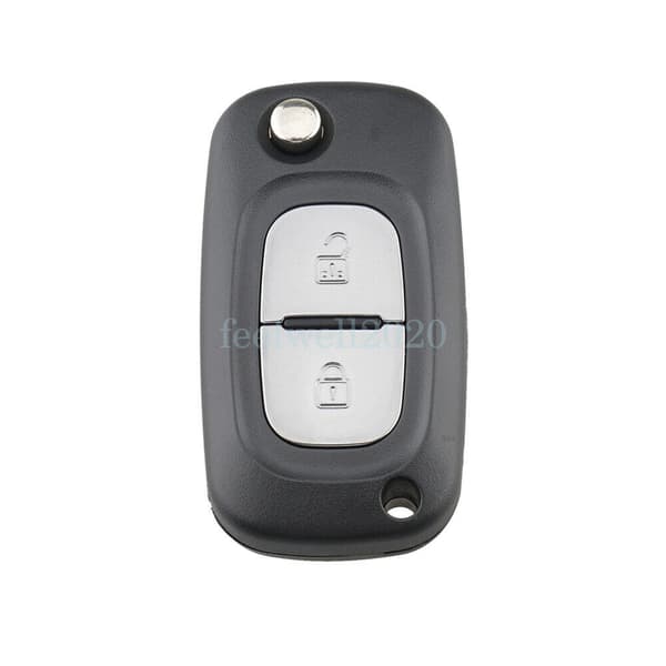 2 Button Key Fob Case VA2 Blade Replacement For Renault Clio Kangoo Modus Megane