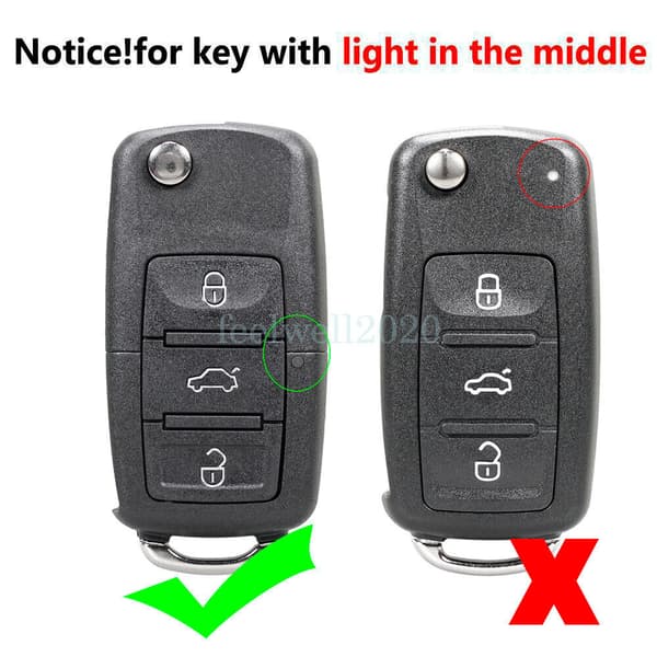 For VW Polo Beetle 2003 2004 2005 2006 2007- 2018 Remote Key Fob Case 3 Button
