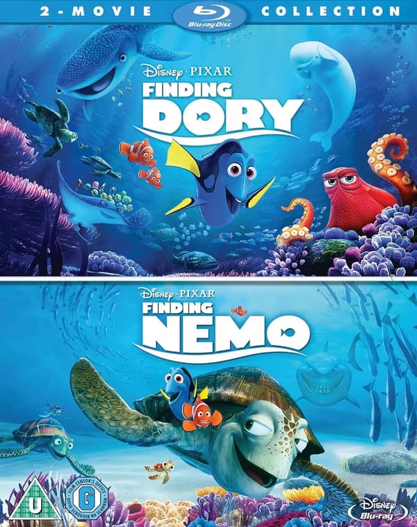 Finding Dory Finding Nemo Double Pack [Region Free] Brand New