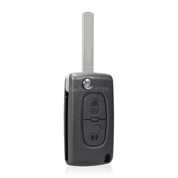 2Button Remote Flip Key Case Cover for Citroen C2 C3 Picasso Berlingo Remote Fob