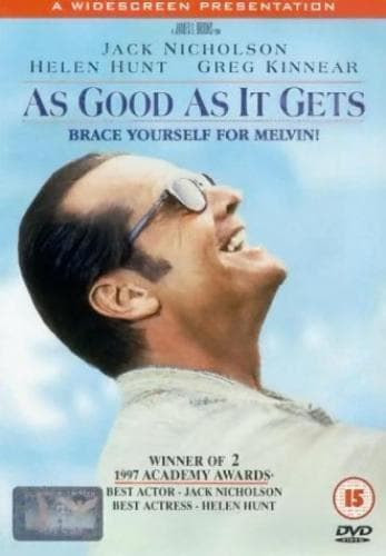As Good As It Gets DVD (2014) Jack Nicholson, Brooks (DIR) Cert 15 Pre-Owned Region 2