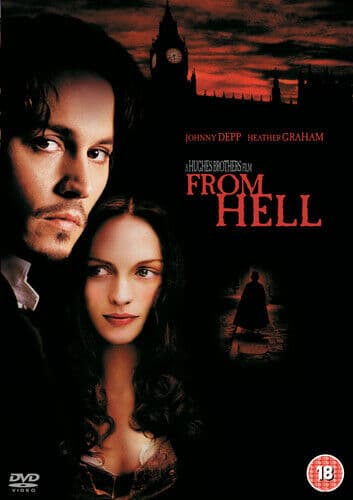 From Hell DVD (2003) Johnny Depp