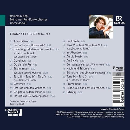 Franz Schubert : Schubert: Lieder With Orchestra CD (2023)